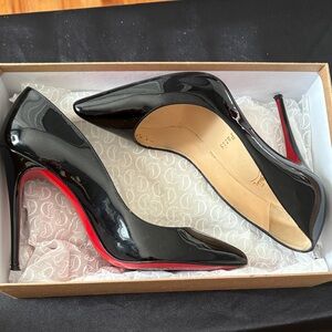 Christian Louboutin Black and Red Heels